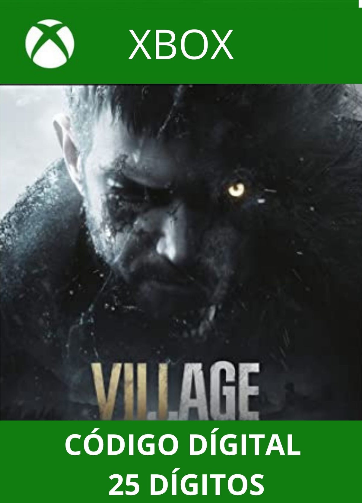 Resident Evil Village XBOX ONE/SERIES Código 25 Digítos Região