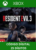 RESIDENT EVIL 3 XBOX ONE/SERIES Código 25 Digítos Região