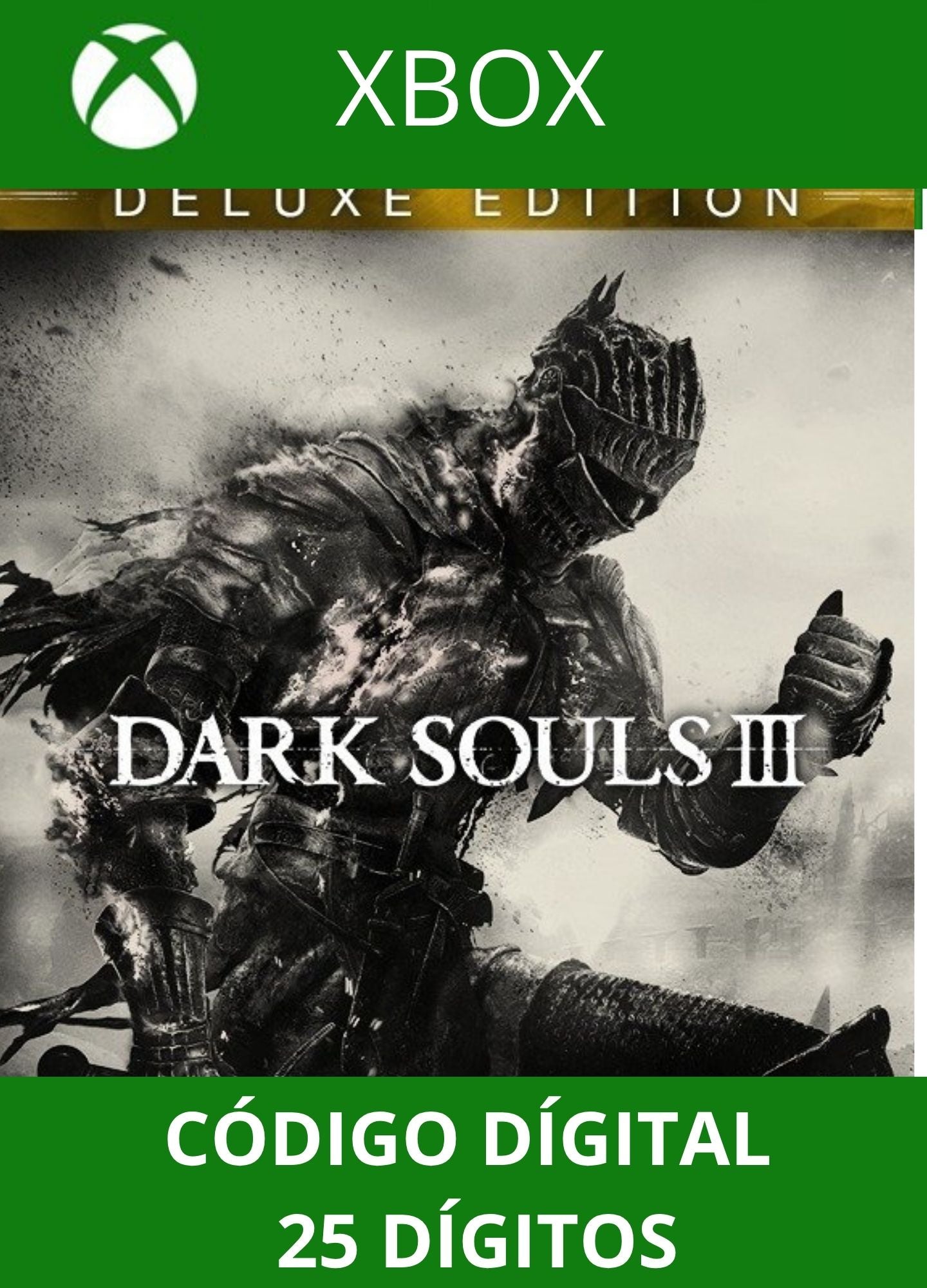 Dark souls 3 delux Xbox One/Series Código 25 Digítos Região