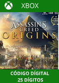 ASSASSINS CREED ORIGINS XBOX ONE/SERIES Código 25 Digítos Região