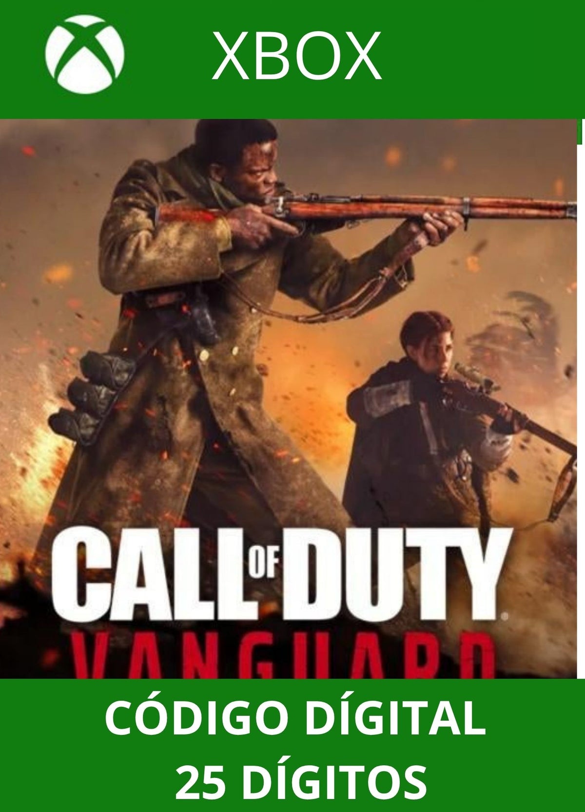 Call of Duty: Vanguard XBOX ONE/SERIES Código 25 Digítos Região