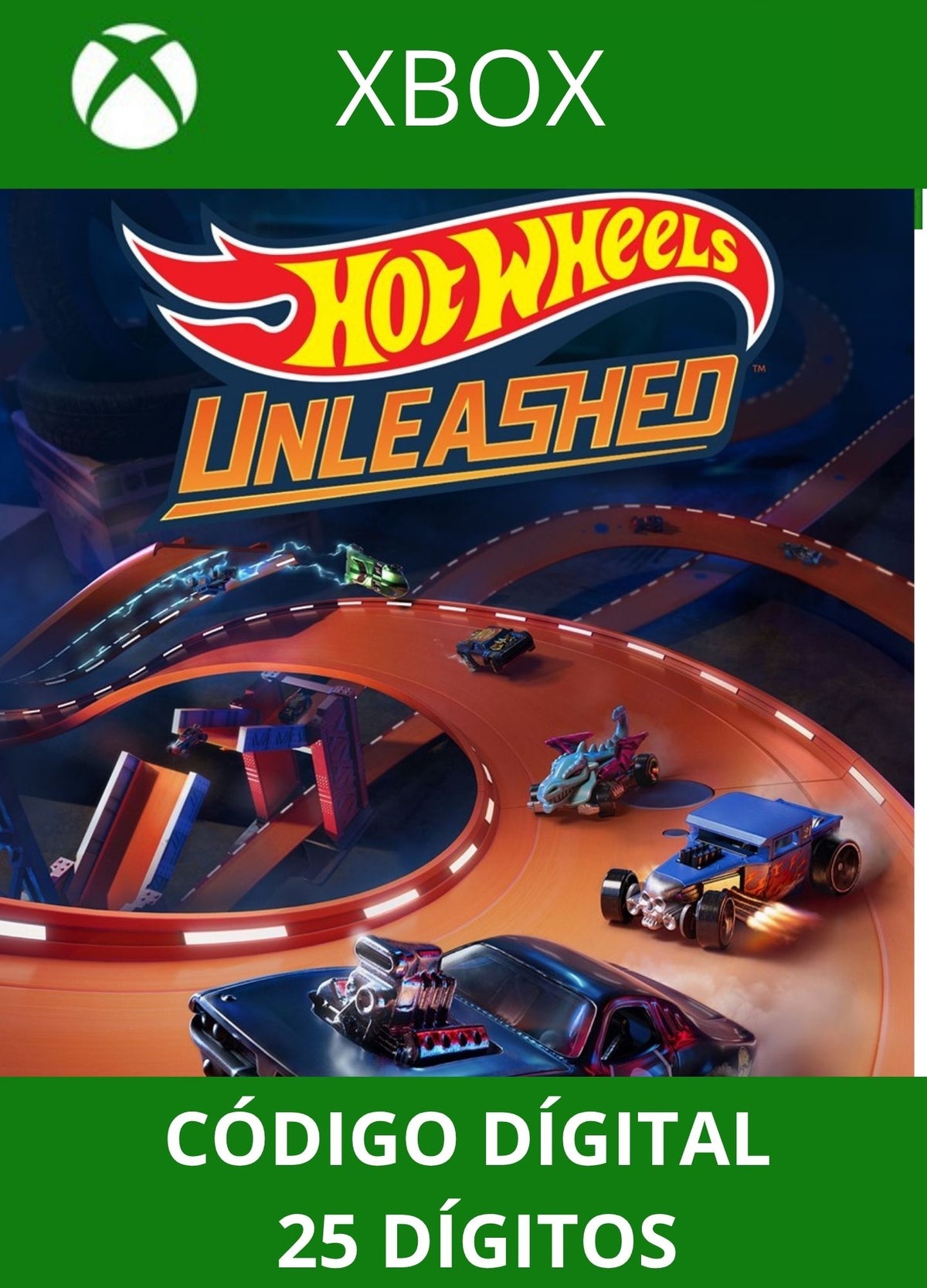 HOT WHEELS UNLEASHED XBOX ONE/SERIES Código 25 Digítos Região