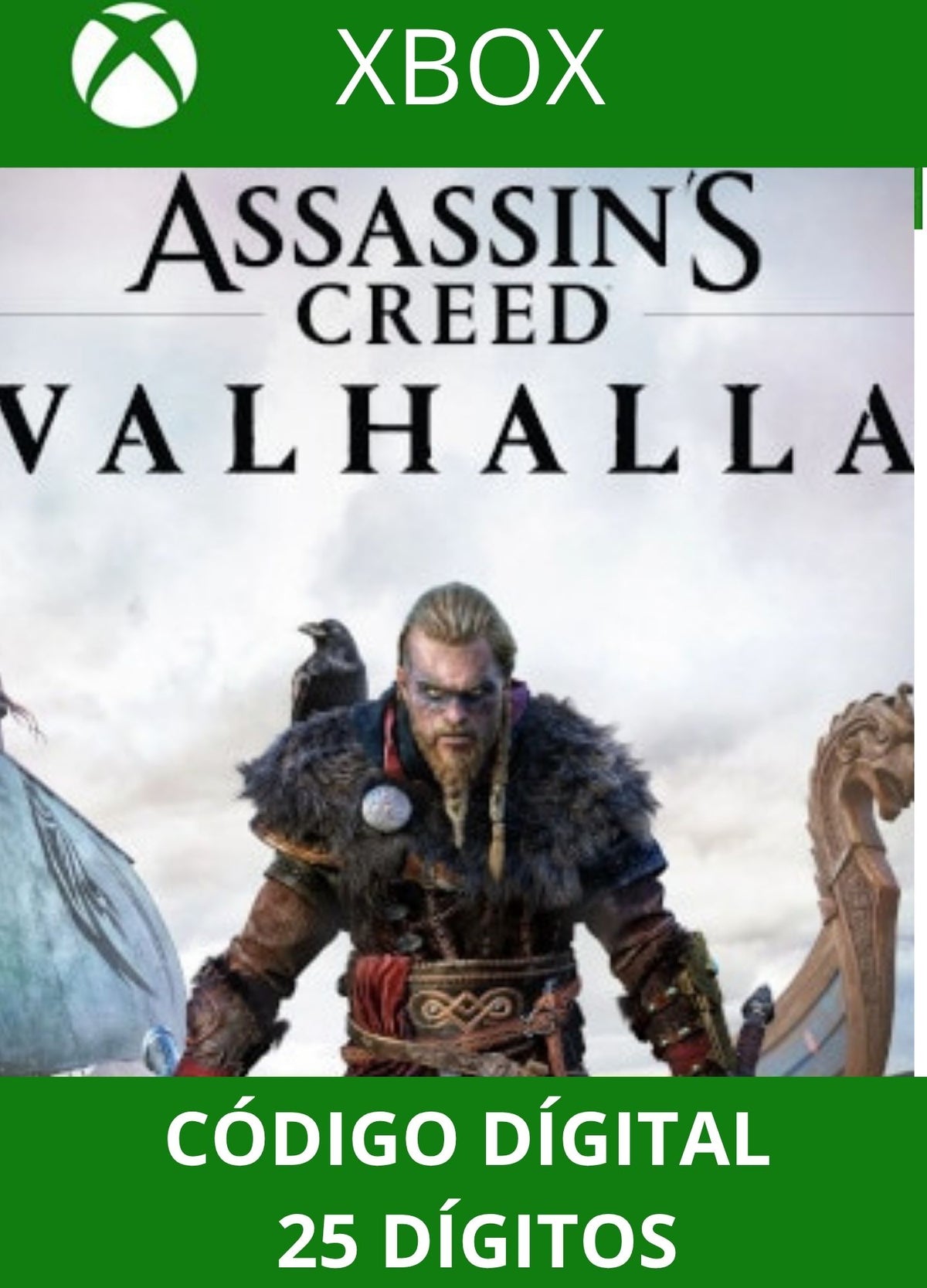 Assassin's Creed Valhalla XBOX ONE/SERIES Código 25 Digítos Região