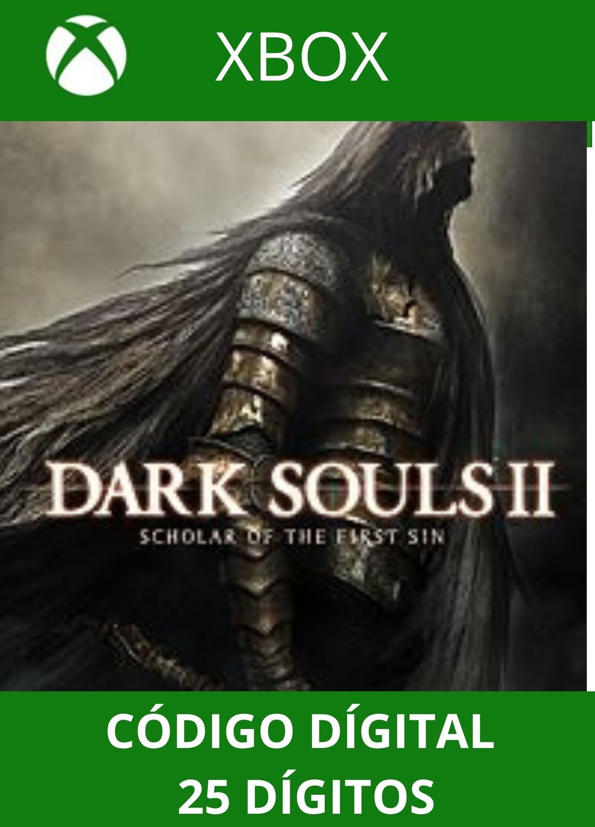 Dark souls 2 Xbox One/Series Código 25 Digítos Região