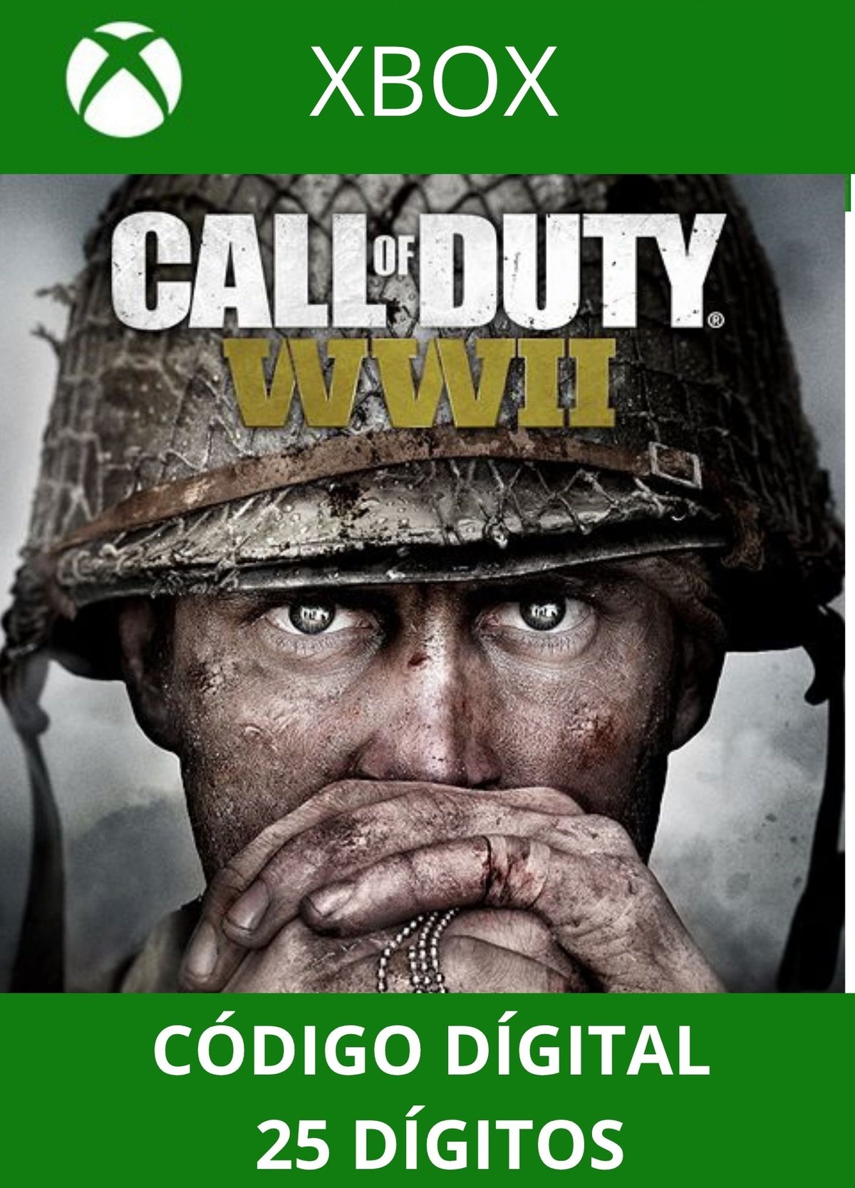 Call of Duty ww 2 XBOX ONE/SERIES Código 25 Digítos Região
