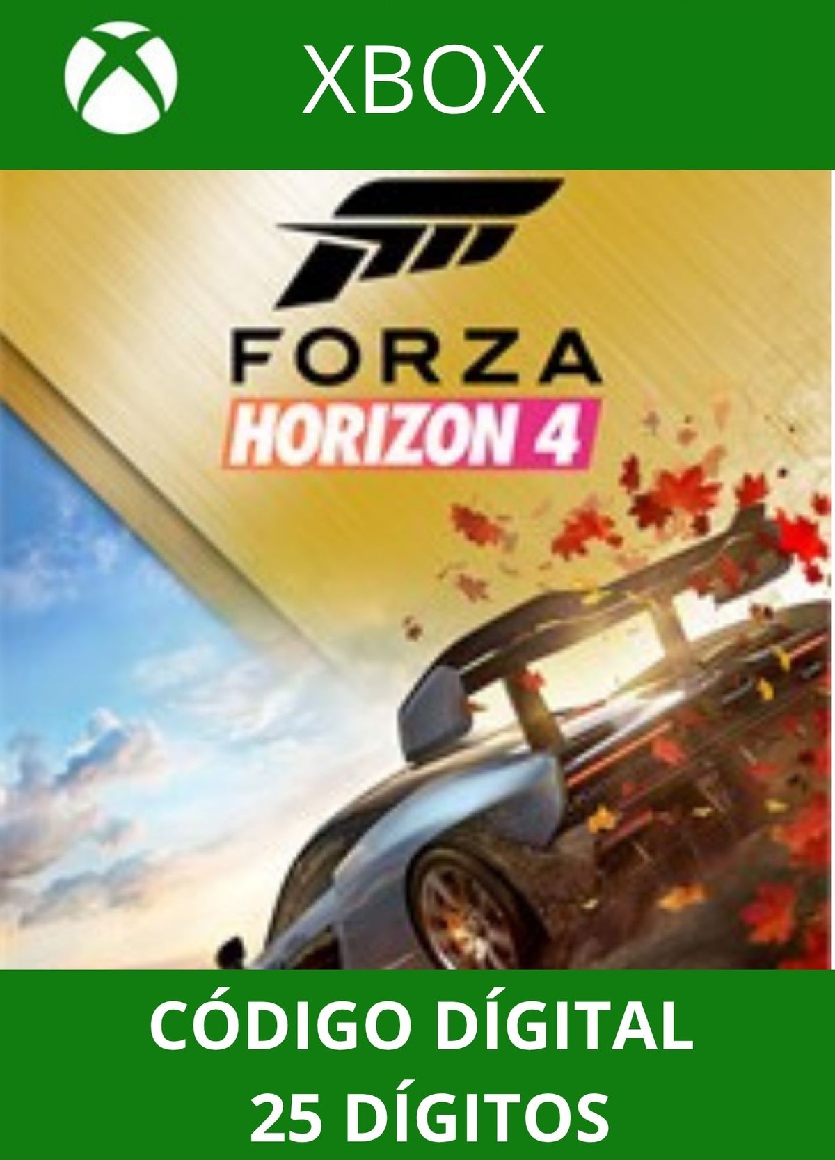 FORZA HORIZON 4 ULTIMATE EDITION XBOX ONE/SERIES Código 25 Digítos Região