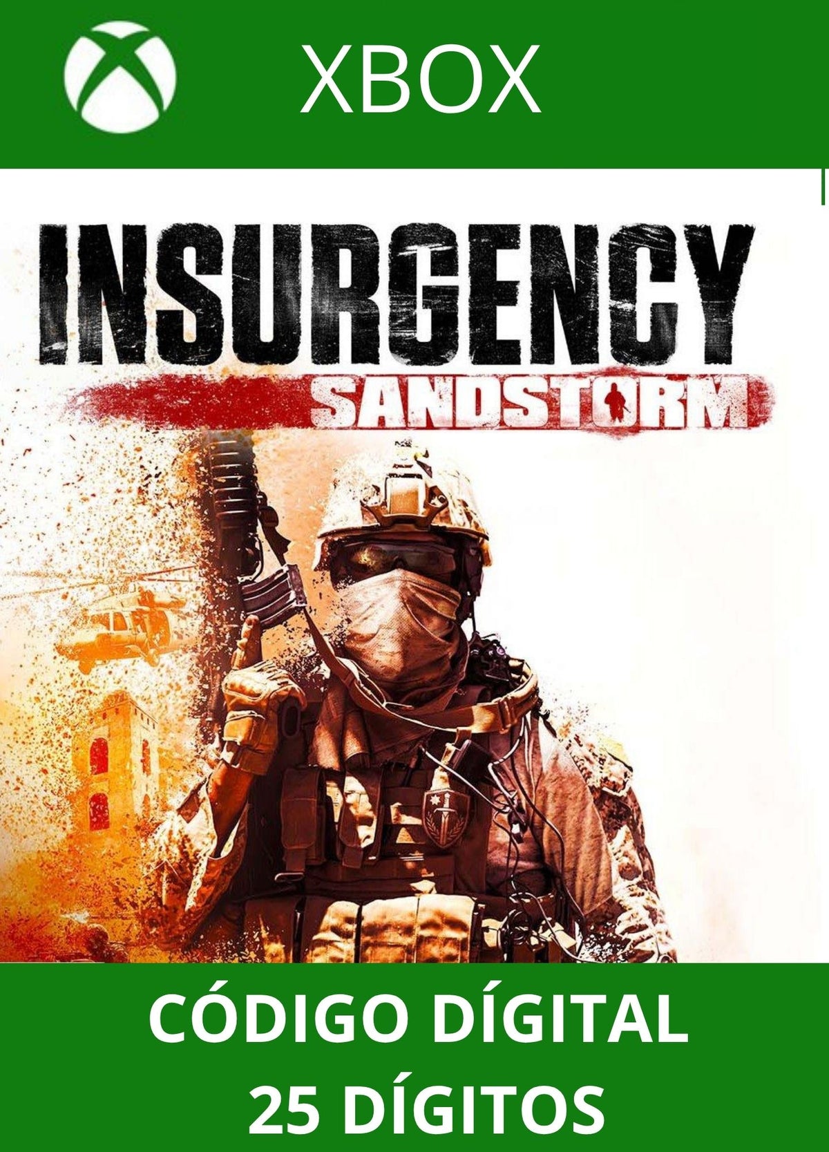 Insurgency: Sandstorm XBOX ONE/SERIES Código 25 Digítos Região