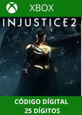 INJUSTICE 2 XBOX ONE/SERIES Código 25 Digítos Região