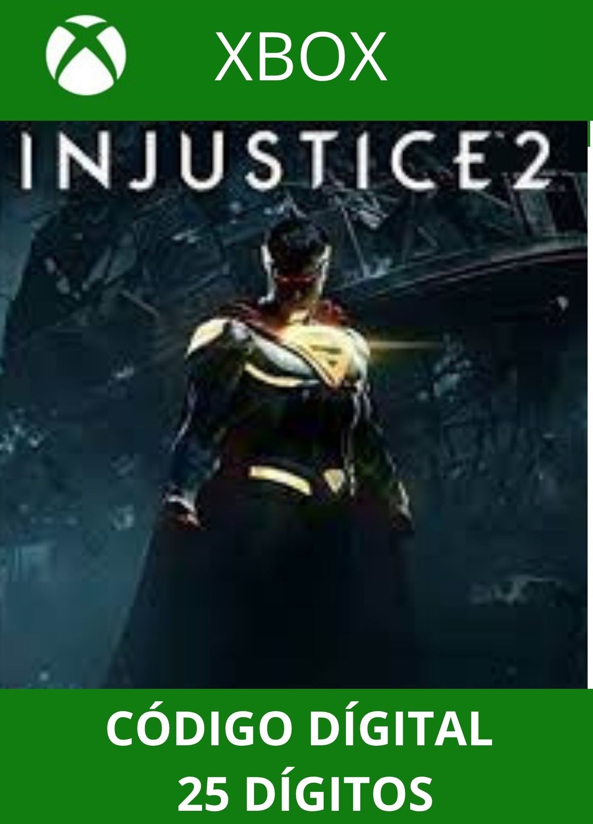 INJUSTICE 2 XBOX ONE/SERIES Código 25 Digítos Região