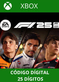 F1 25 XBOX SERIES Código 25 Digítos Região