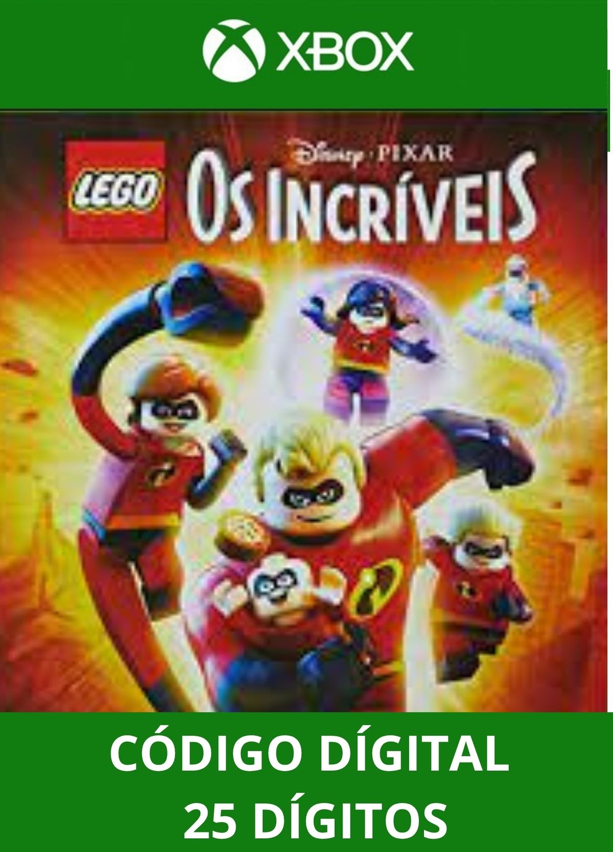 LEGO® Os Incríveis XBOX ONE/SERIES Código 25 Digítos Região