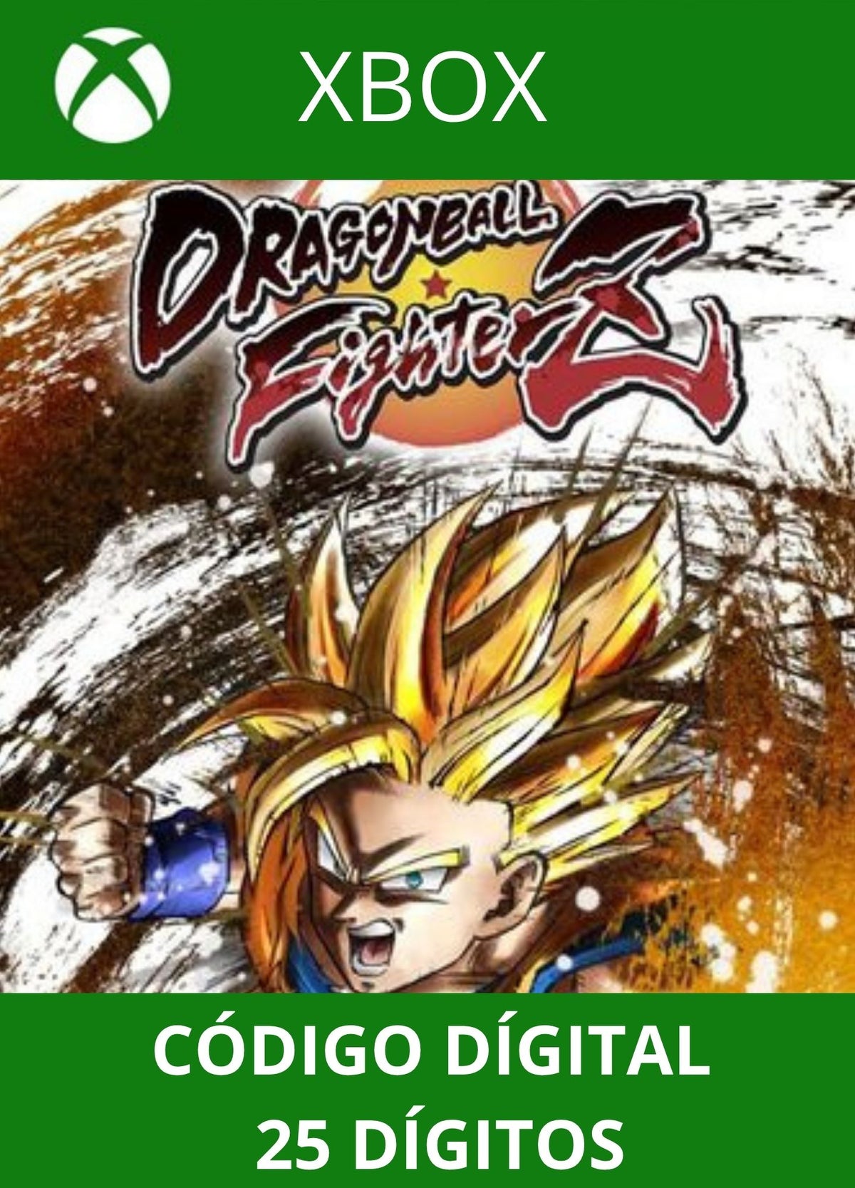 DRAGON BALL FIGHTERZ XBOX ONE/SERIES Código 25 Digítos Região