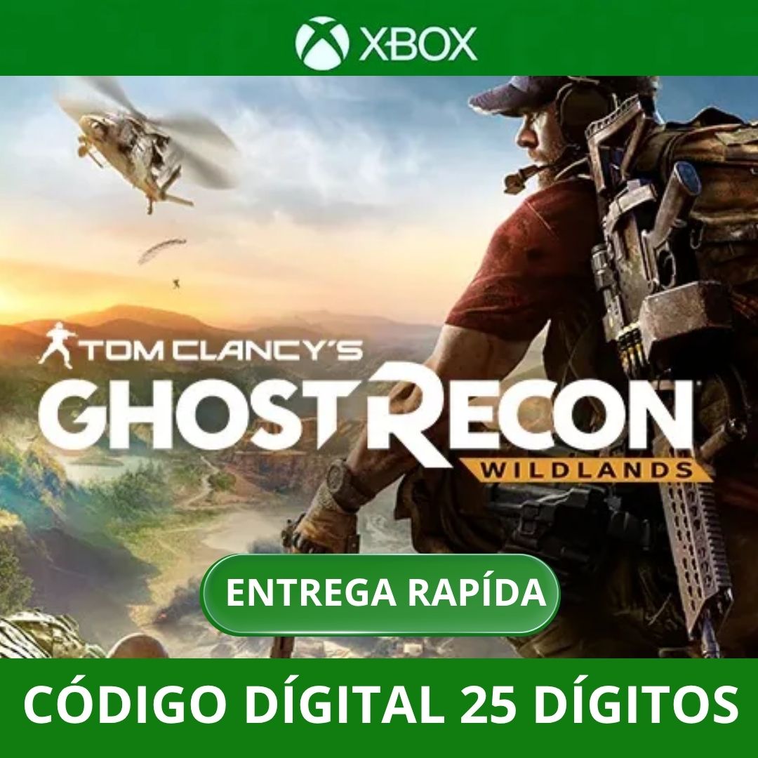 TOM CLANCYS GHOST RECON WILDLANDS XBOX ONE/SERIES Código 25 Digítos Região