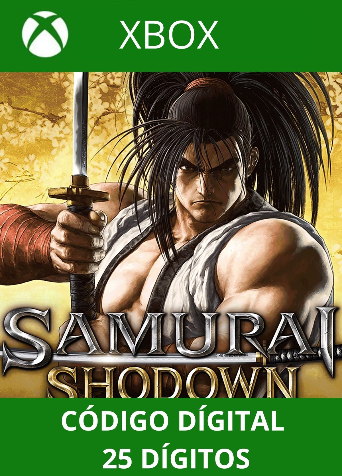 SAMURAI SHODOWN XBOX ONE/SERIES Código 25 Digítos Região