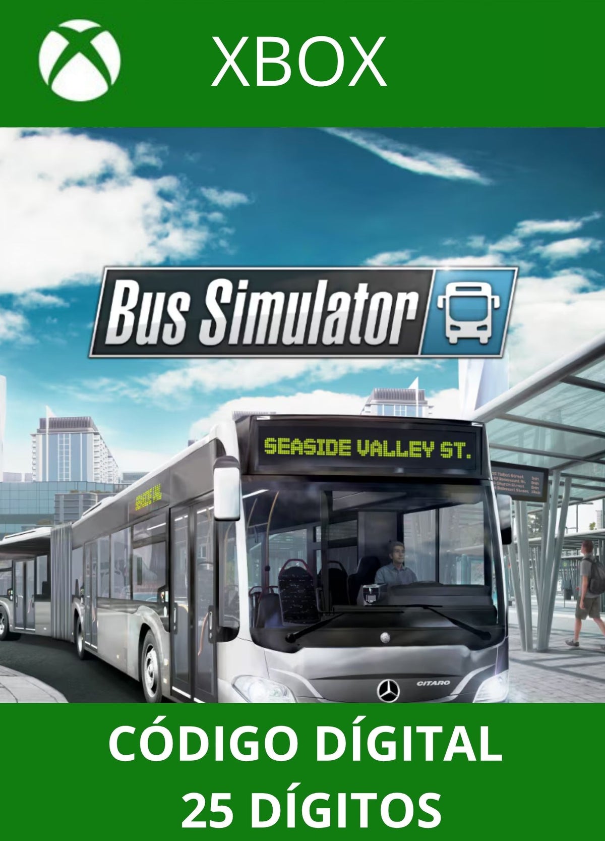 BUS SIMULATOR XBOX ONE/SERIES Código 25 Digítos Região