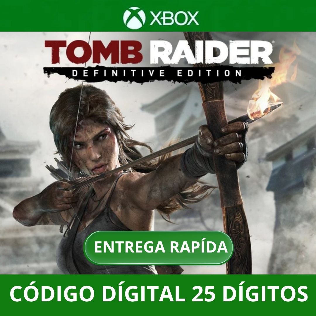 TOMB RAIDER DEFINITIVE EDITION XBOX ONE/SERIES Código 25 Digítos Região