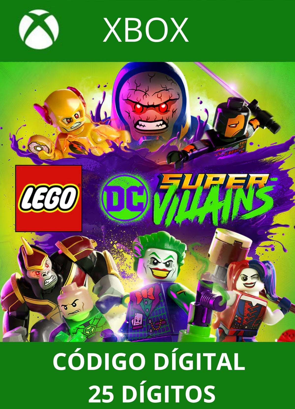 LEGO® DC Super-Villains XBOX ONE/SERIES Código 25 Digítos Região