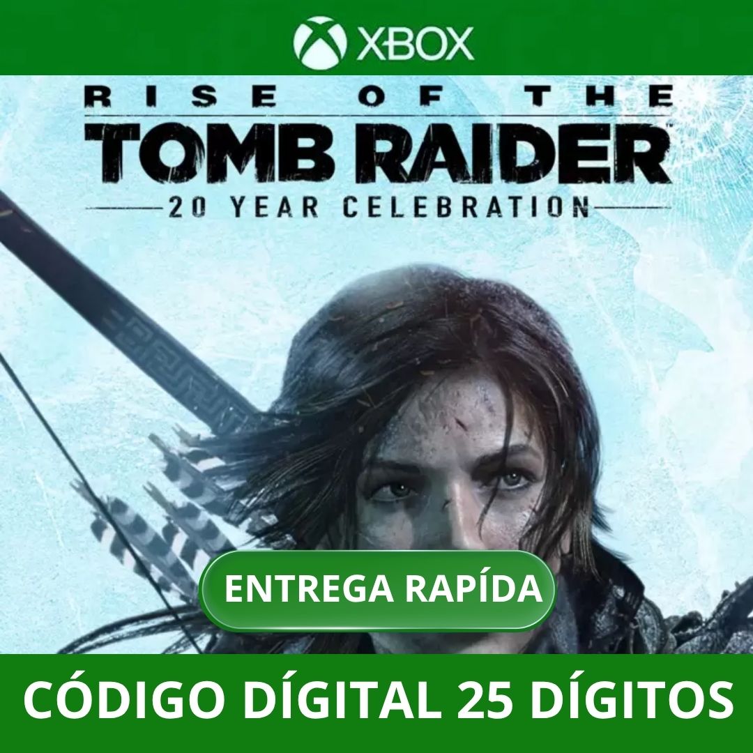 RISE OF THE TOMB RAIDER ANIVERSARIO DE 20 ANOS XBOX ONE/SERIES Código 25 Digítos Região