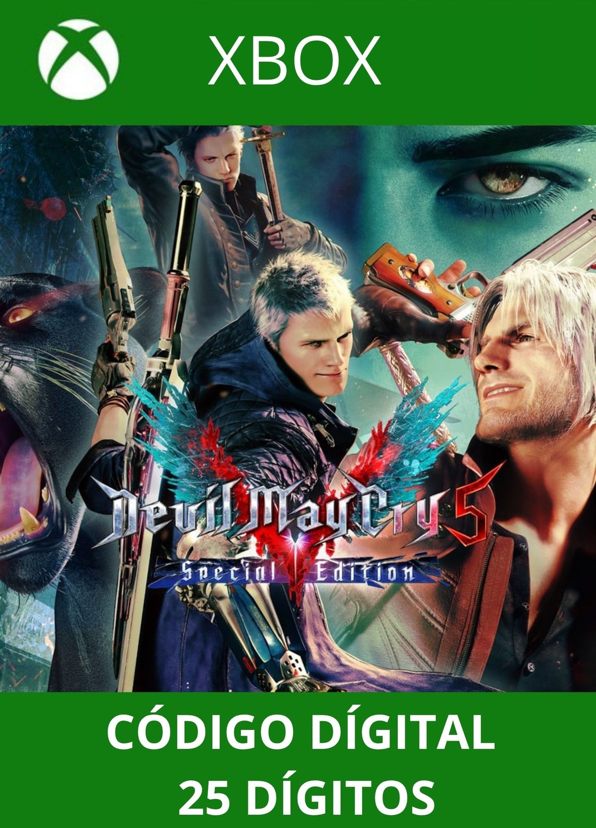 Devil May Cry 5 Special Edition XBOX SERIES Código 25 Digítos Região