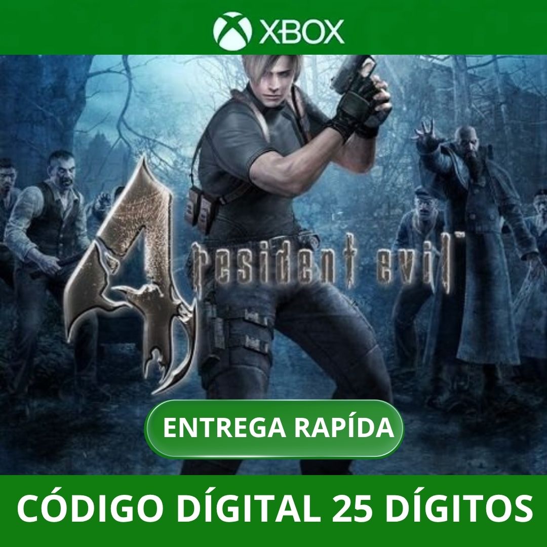 Resident Evil 4 Remake Xbox Series Código 25 Digítos Região