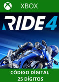 Ride 4 XBOX ONE/SERIES Código 25 Digítos Região