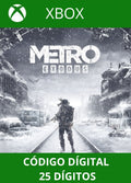 Metro Enxodus XBOX ONE/SERIES Código 25 Digítos Região
