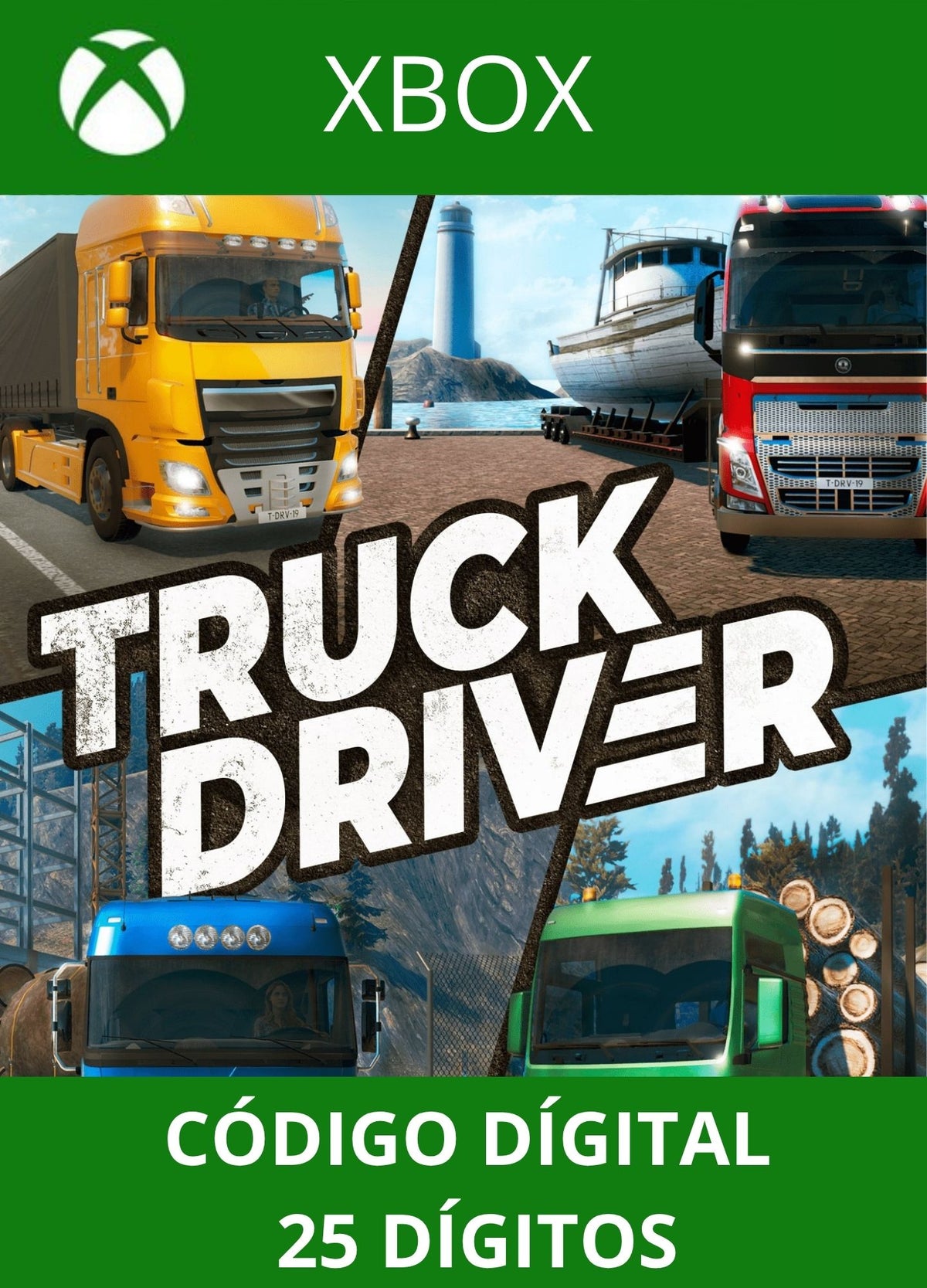 TRUCK DRIVER XBOX ONE/SERIES Código 25 Digítos Região