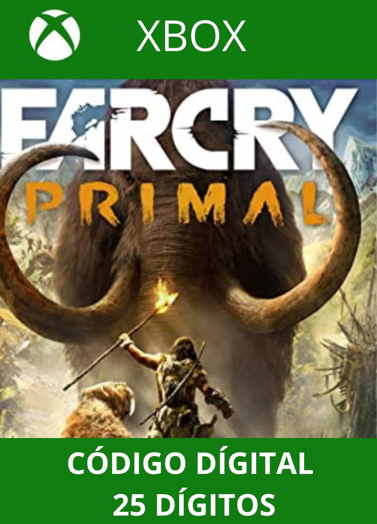 Far Cry Primal XBOX ONE/SERIES Código 25 Digítos Região