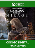 Assassin's Creed Mirage XBOX ONE/SERIES Código 25 Digítos Região