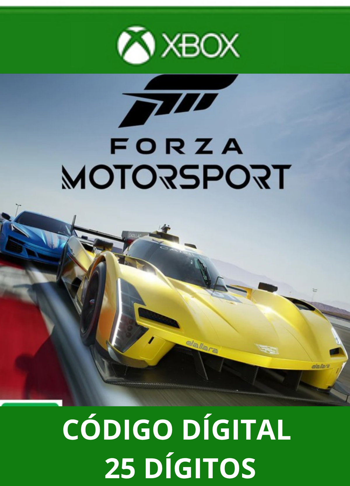 Forza Motorsport XBOX SERIES Código 25 Digítos Região