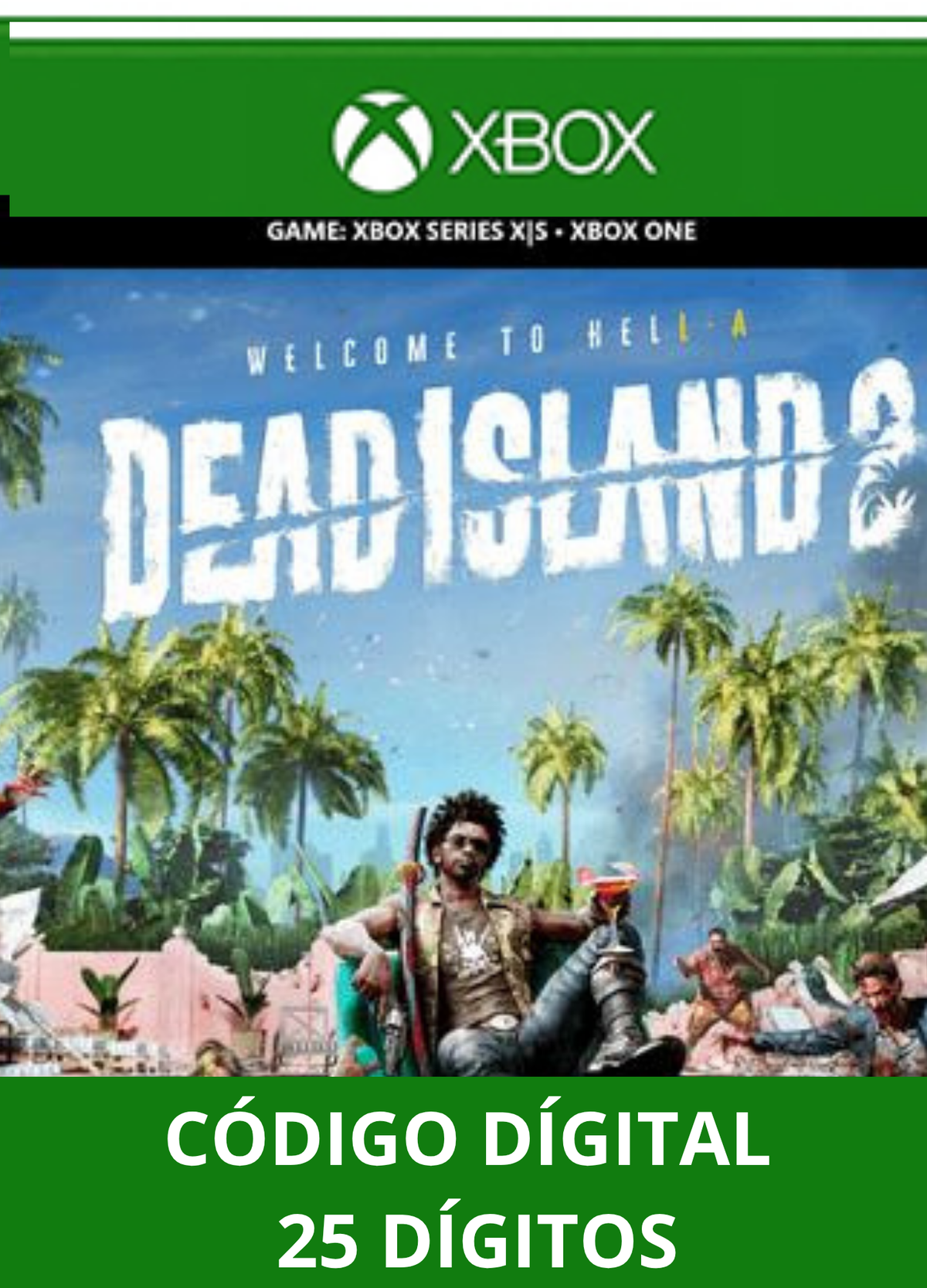 Dead Island 2 XBOX ONE/SERIES Código 25 Digítos Região