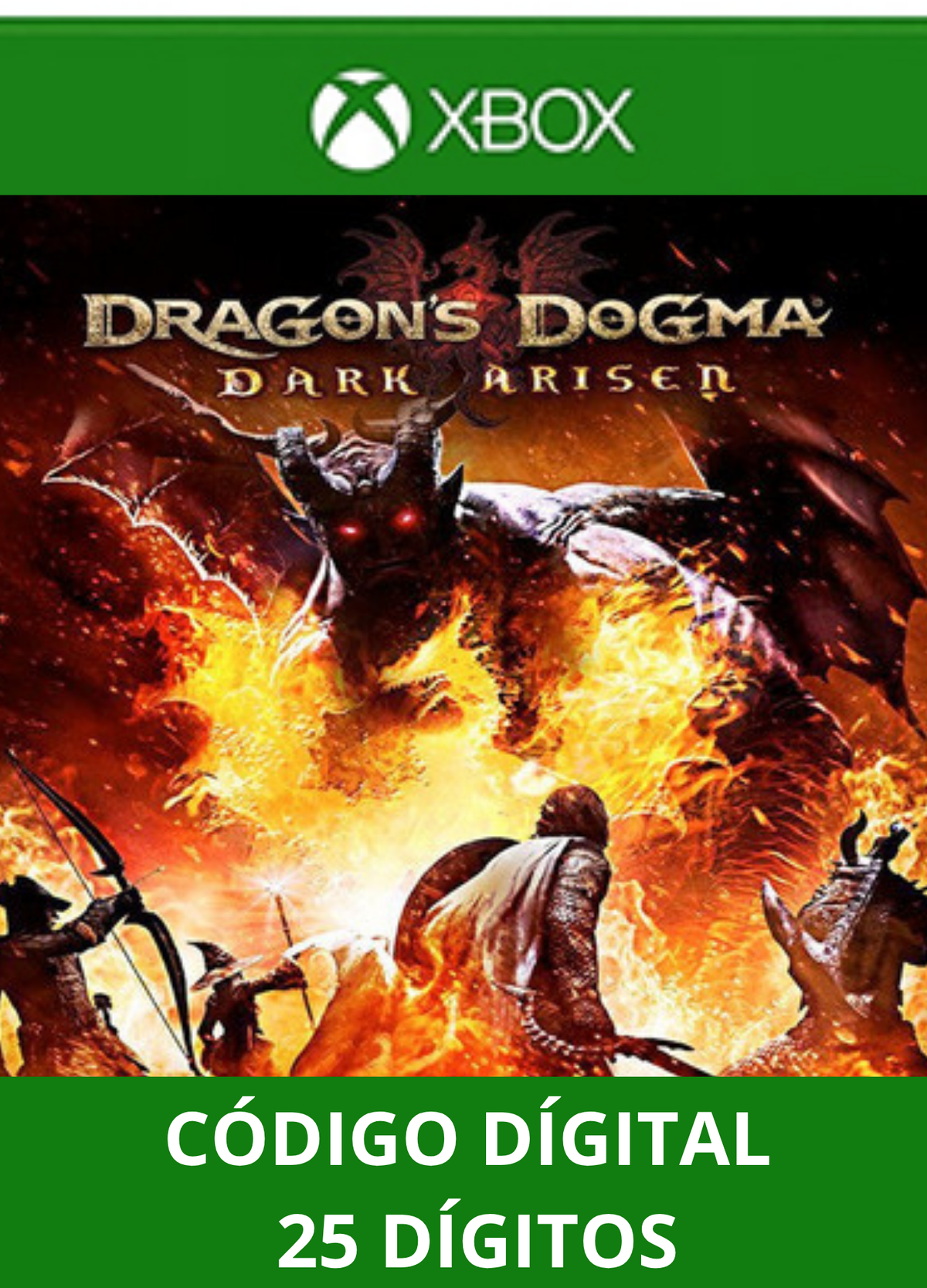 Dragon's Dogma: Dark Arisen - XBOX ONE/SERIES Código 25 Digítos Região