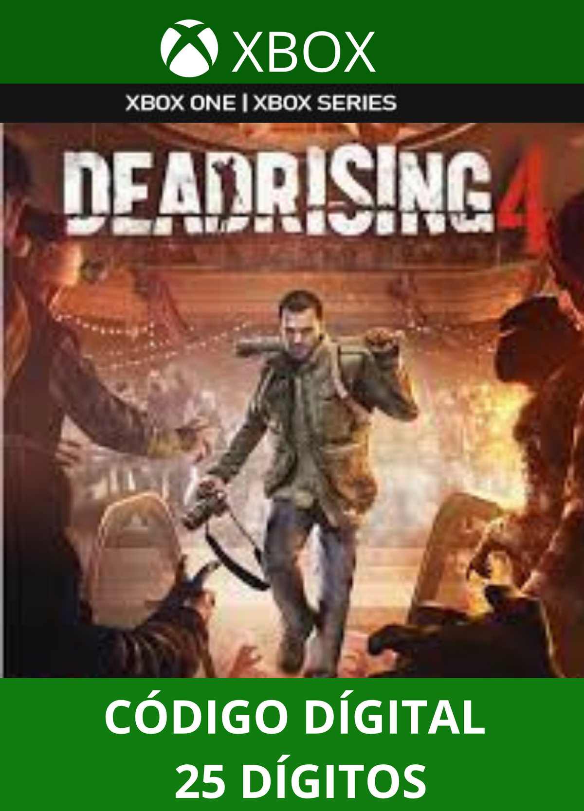 Dead Rising 4 XBOX ONE/SERIES Código 25 Digítos Região