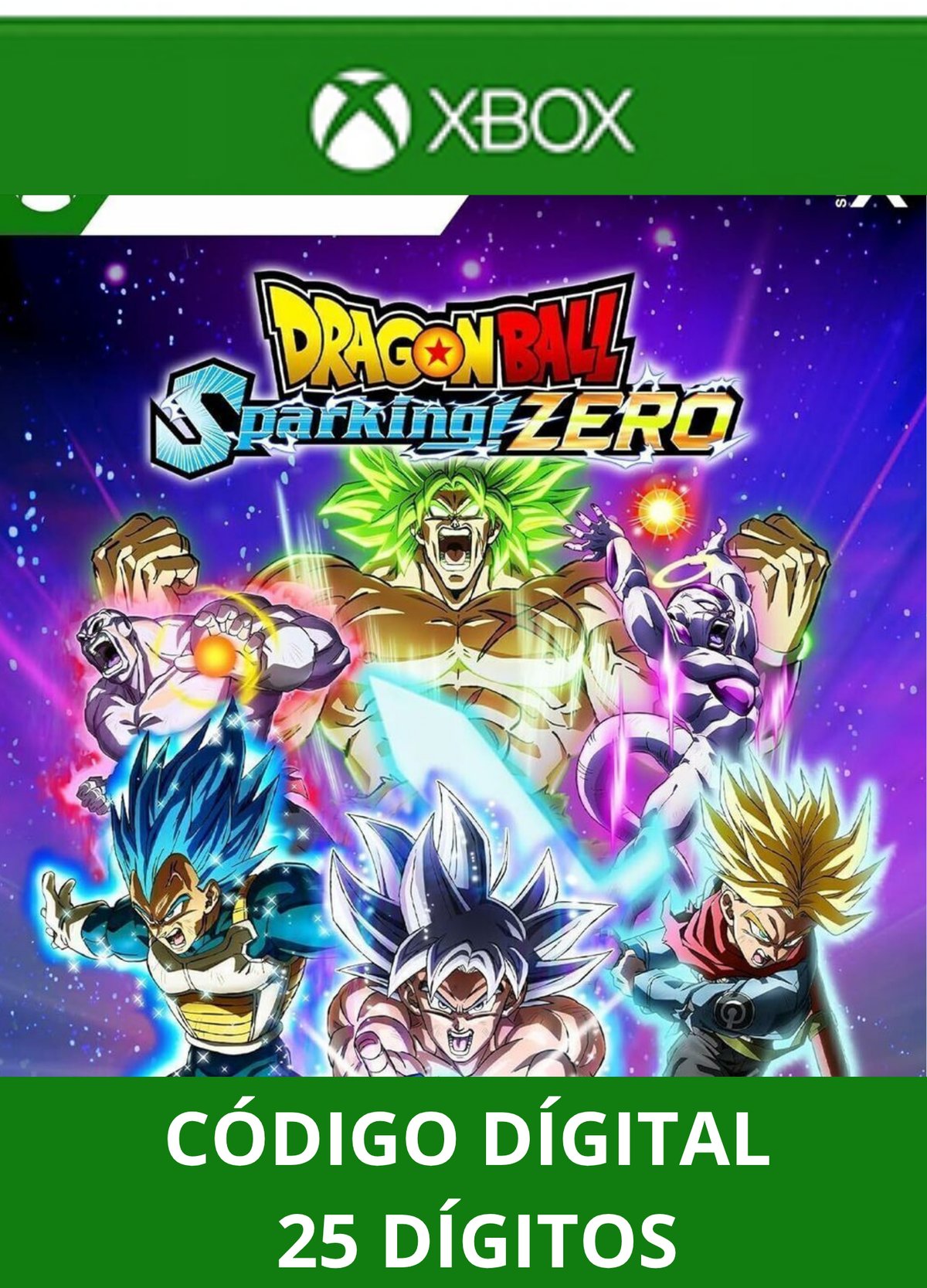 DRAGON BALL: Sparking! ZERO XBOX SERIES Código 25 Digítos Região